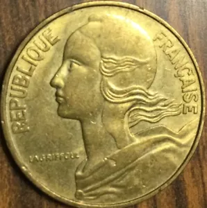 1984 FRANCE 20 CENTIMES COIN - Picture 1 of 2