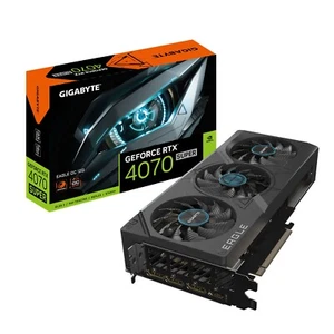 Gigabyte video card RTX 4070 SUPER GV-N407SEAGLE OC-12GD 16GB GDDR6X 192bit HDMI - Picture 1 of 5