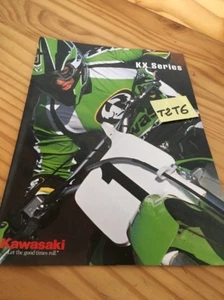 Kawasaki Serie KX 500 250 125 85 65 Moto Catálogo Folleto Publicidad Prospecto - Imagen 1 de 5