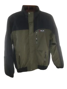RLX Ralph Lauren Herren Schwarz Grün Winter Outdoor Jagd Mantel Jacke Gr. L - Bild 1 von 7