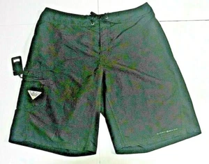 Columbia PFG Omni-Shade Fishing Boardshorts BLACK 34w 11L Pre-owned - Picture 1 of 7