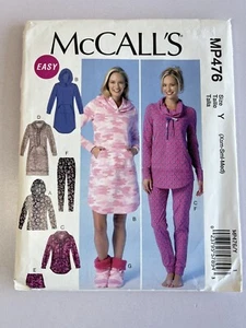 Hoodie Dress Top Pants Shorts Bootie Slippers MP476 Uncut Pattern Size XS S Med - Picture 1 of 2