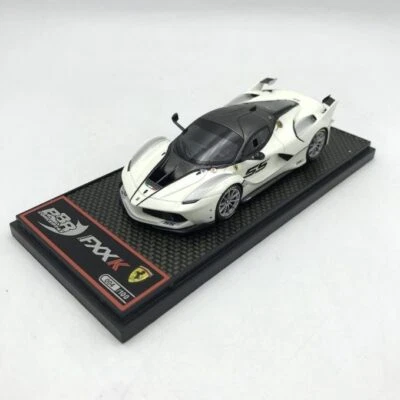 Modellino auto BBR Models 1/43 Ferrari FXXK #55 Bianco Avus LTD 100 pcs - Immagine 1 di 4