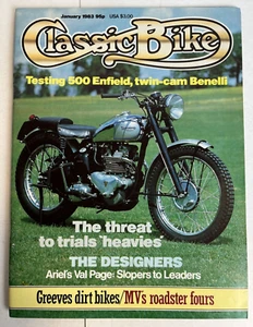 Revista de bicicletas clásicas 1983 1957 500cc Ariel HT5 Royal Enfield MVAugusta - Imagen 1 de 5