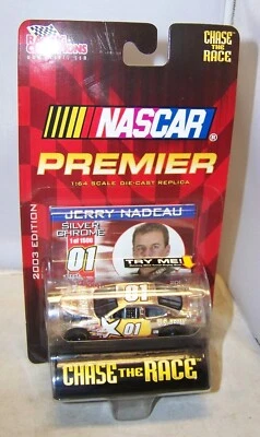 1:64 RACING CHAMPIONS PREMIER 2003 #01 US ARMY SILVER CHROME JERRY NADEAU 1/1500 - Image 1 of 3
