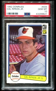 Donruss Cal Ripken Jr #405 1982 novato radiocontrol PSA 10 - Imagen 1 de 2