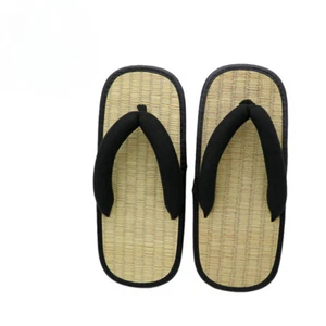 Bamboo Shoes Tatami Slippers Platform Straw Flip Flops Wicker Sandal Comfortable - Picture 1 of 20