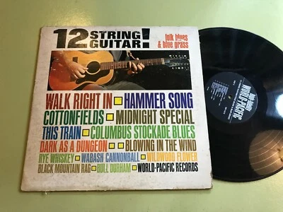 12 String Guitar Folks Blues & Blue Grass Record LP glen campbell 1963 wp1812 ! - Image 1 of 2