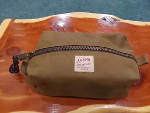 FILSON TIN CLOTH TRAVEL KIT TAN ONE SIZE NWT - Picture 1 of 8