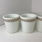 Vintage Pyrex Coffee Mugs D Handle Milk Glass Set Of 6