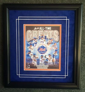 New York Mets All Time-Greats Framed 8x10 - Picture 1 of 1