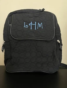 Thirty-One Backpack Quilted Black Large - Picture 1 of 10