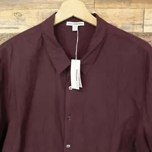 Camicia James Perse con bottoni taglia 4 uomo MLC3408 NUOVA - Foto 1 di 10