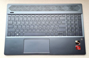HP 15-CW 15-CS Handauflage UK Tastatur Topcase BLAU L49392-031 - Bild 1 von 4