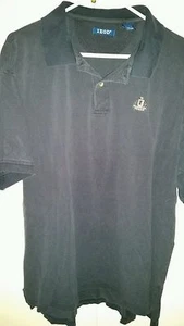 Izod  .  Polo Shirt. Mens Size XL.  Navy blue.  - Picture 1 of 3