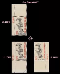 US 1238 City Mail Delivery 5c plate single MNH 1963 - Picture 1 of 1