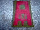  WWI US Army First Army Anti-Aircraft patch AEF wool