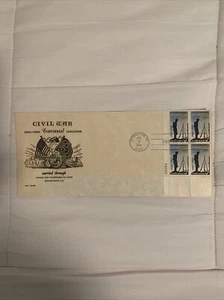 CIVIL WAR-US FDC #1182 "CIVIL WAR CENTENNIAL-CARRIED THROUGH" FDC + PLUS CACHET - Picture 1 of 2