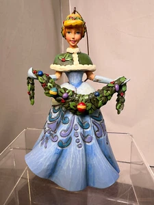 Disney Tradition Cinderella Weihnachten Jim Shore Holiday Ornament Vitrine - Bild 1 von 12