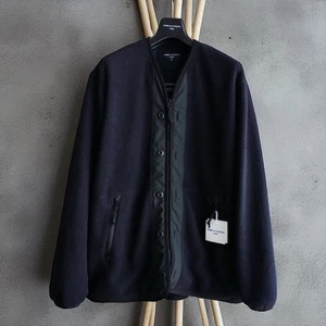 Comme des Garcons Homme HN-T020 Polyester Boa Tafetta Liner Jacket Navy S 2024aw - Picture 1 of 9