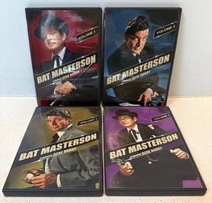 BAT MASTERSON, Gene Barry, Vol 1-4, FULL SEASONS 1-3, 62 episodes, EXC 8-DVD SET - Picture 1 of 3