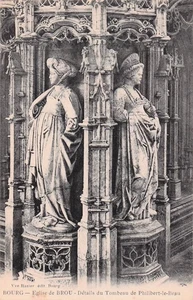 1 BOURG EN BRESSE EGLISE DE BROU TOMBEAU DE PHILIBERT LE BEA - Imagen 1 de 2