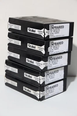 5 rolls Rollei Infrared film