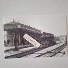 Fotografia Stazione di Larino con Locomotiva a vapore FS Gr 625.058 