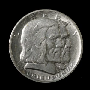 1936 50c Long Island Commemorative Silver Half Dollar - Free Shipping USA - Picture 1 of 3
