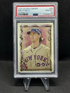 Brett Baty RC 2023 Allen & Ginter Glossy 1/1 PSA 10 - Bild 1 von 2