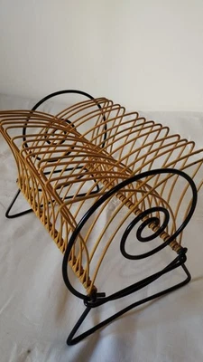 Porte revue / vinyle vintage - Photo 1/4