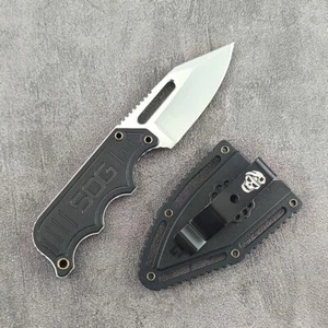 Instinct Mini Coltello con Fodero - 4.8'' Mini Coltello Tattico Lama Fissa,US - Foto 1 di 14