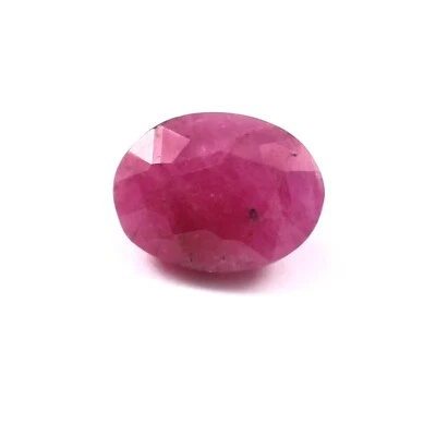 6.02 CT Johnson Mines Heated Natural CERTIFIED Ruby Oval Loose Gemstone Cut - Image 1 of 4
