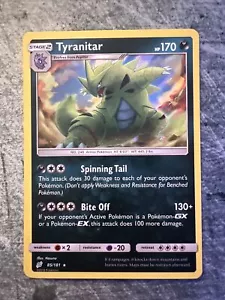 Tyranitar 85/181 Holo Rare Team Up Pokemon Card 2019 - Picture 1 of 4