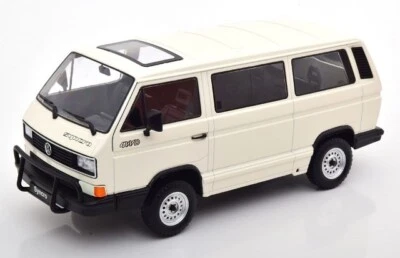 KKDC180962 KK scale 1:18 Volkswagen VW Bus T3 Syncro 1987 white model car - Image 1 of 2