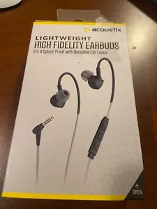 High Fidelity Earbuds Lightweight Wired Headphones Mic Remote Noise Reduction - Picture 1 of 3