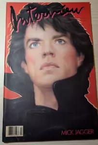 Interview Magazine Feb 1985 MICK JAGGER Cover Vintage Warhol 1980s - new price! - Picture 1 of 15