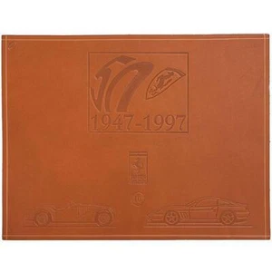 Ferrari 50th Anniversary Leather Relief Made by Schedoni 30×23 cm 1947-1997 New - Picture 1 of 10