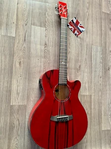 Chitarra, elettroacustica Super Folk Tanglewood modello TA4CERD AZURE PREZZO AL PUBBLICO £299,00 - Foto 1 di 13
