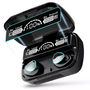 Bluetooth Wireless Headphones TWS Earphones Mini In-Ear Pods for Iphone Samsung - Picture 1 of 11