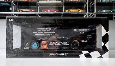 1/18 Minichamps 155866501 Porsche 962C Winner Supercup Nurburgring 1986 Stuck - Immagine 1 di 3