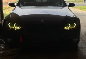 Crystal RGB halo ring for BMW E90 E91 E92 E93 05-12 Dream color Flow dynamic DRL - Bild 1 von 23