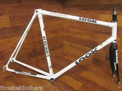 JUEGO DE CUADRO DE BICICLETA DE CARRETERA DE CARBONO VINTAGE LOOK KG 361 57 CM  Foto 1 de 4