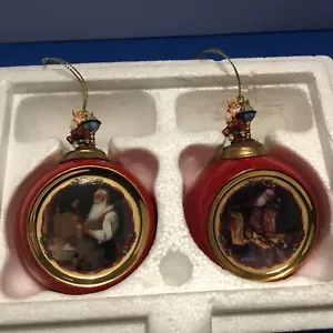 1998 - 1999 Bradford Editions Norman Rockwell Ornaments - Picture 1 of 8
