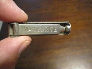 MANIKURIT FINGERNAGELKNIPSER MANI CLIP CO. NEW YORK PAT.JAN 7 1919 ANTIK - Bild 1 von 6