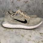 Nike Free Rn Womens Size 9 Running Shoes Gray White Athletic Trainer Sneakers