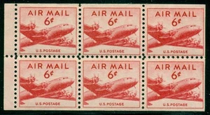 SCOTT # C39a BOOKLET PANE, MINT, OG, NH, FINE-VERY FINE, GREAT PRICE! - Picture 1 of 1