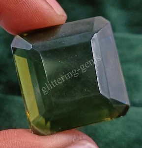 80.90 CT Emerald Shape Natural Green Amethyst IGL Certified Loose Gemstone M25 - Picture 1 of 9