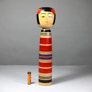 Master ICHIRO ABE Kokeshi, TSUCHIYU School, Signed, Japan - Large 12" - Picture 1 of 20