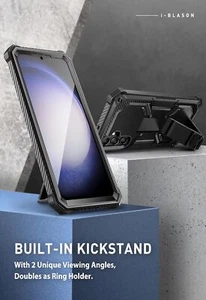 Samsung Galaxy S24 FE, i-Blason Armorbox Bumper Case Drop Protection Stand Cover - Picture 1 of 40
